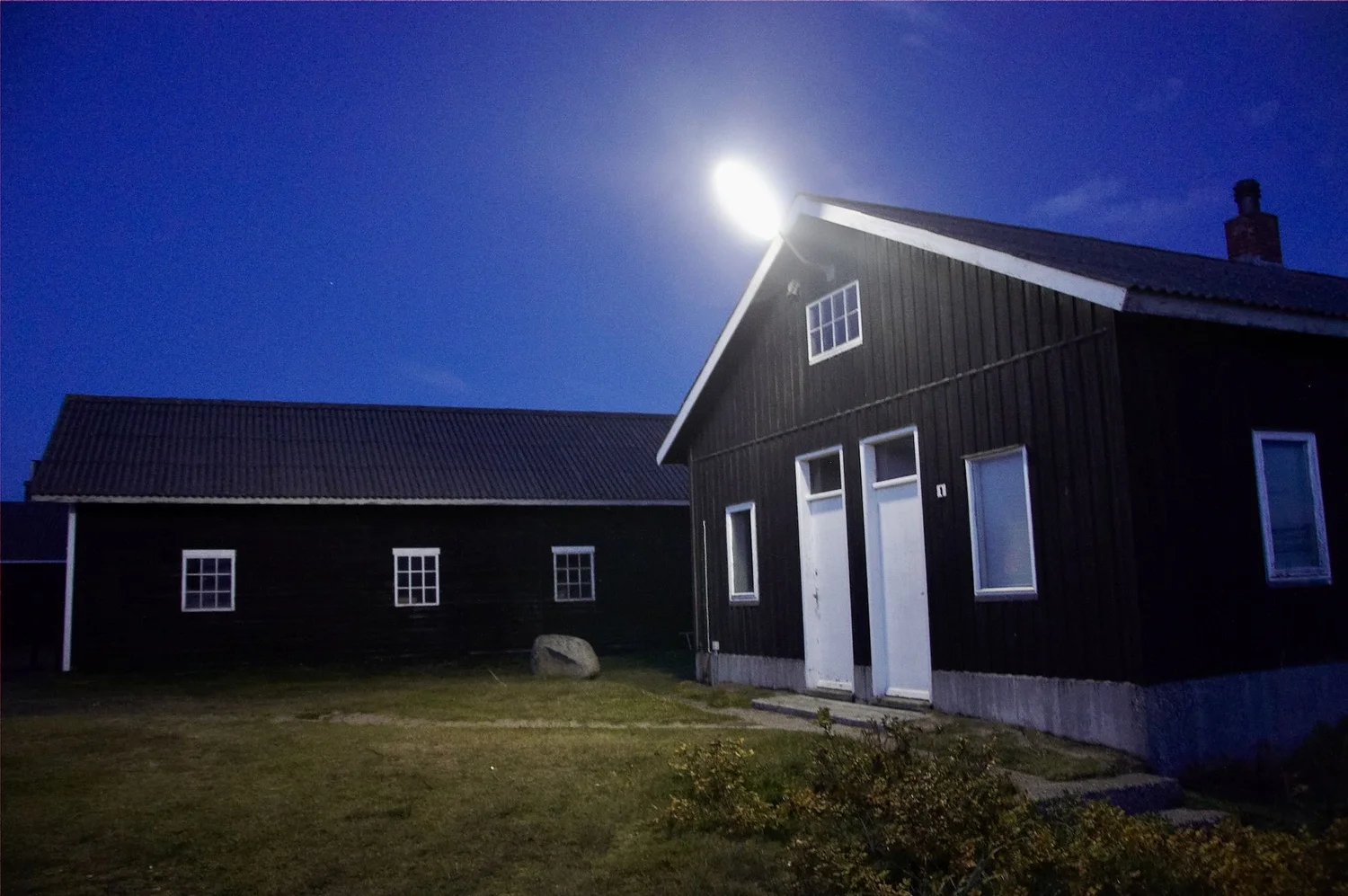 De sorte Huse