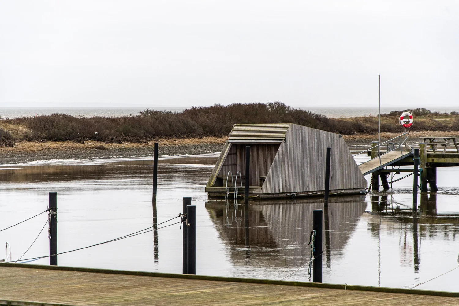 Vandshelter i Agger Havn